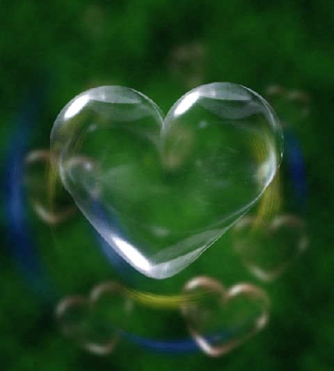 Creation of Bubble Heart: Step 7